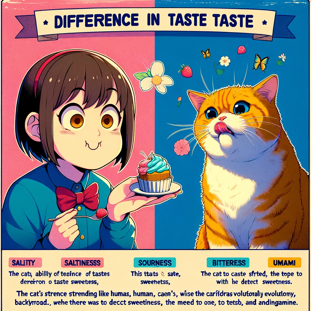  猫ちゃんの味覚のイメージ