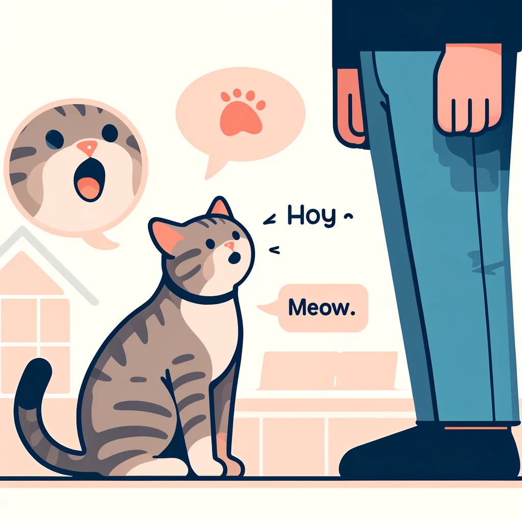 猫ちゃんの非音声的なコミュニケーション手段