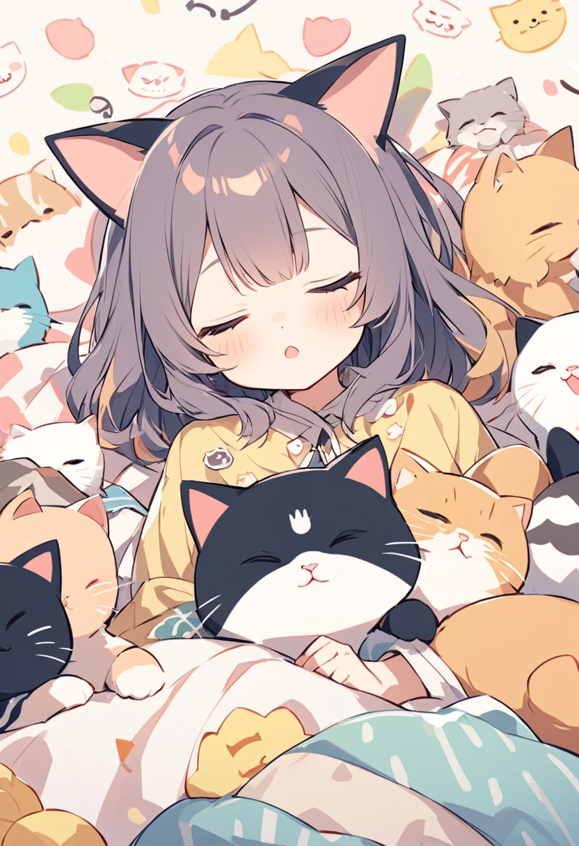 猫ちゃんの睡眠パターン